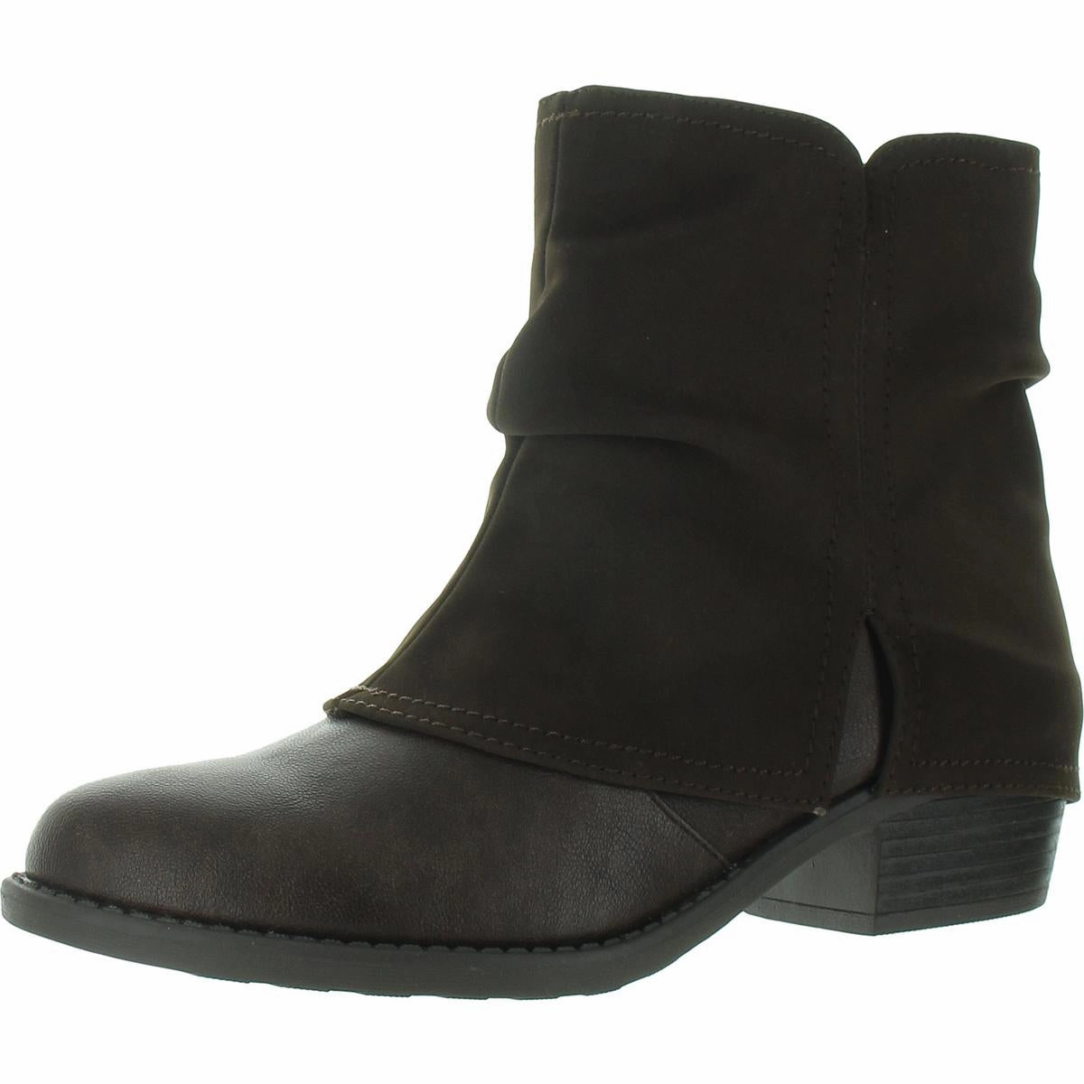 312856 Womens Two Tone Manmade Chukka Boots