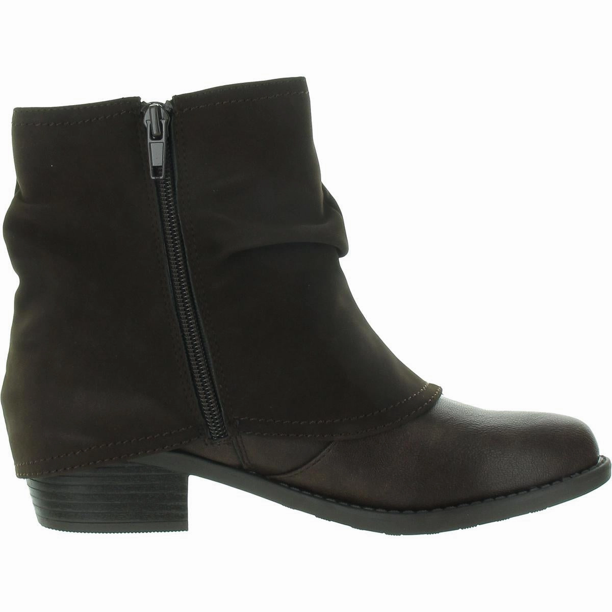 312856 Womens Two Tone Manmade Chukka Boots