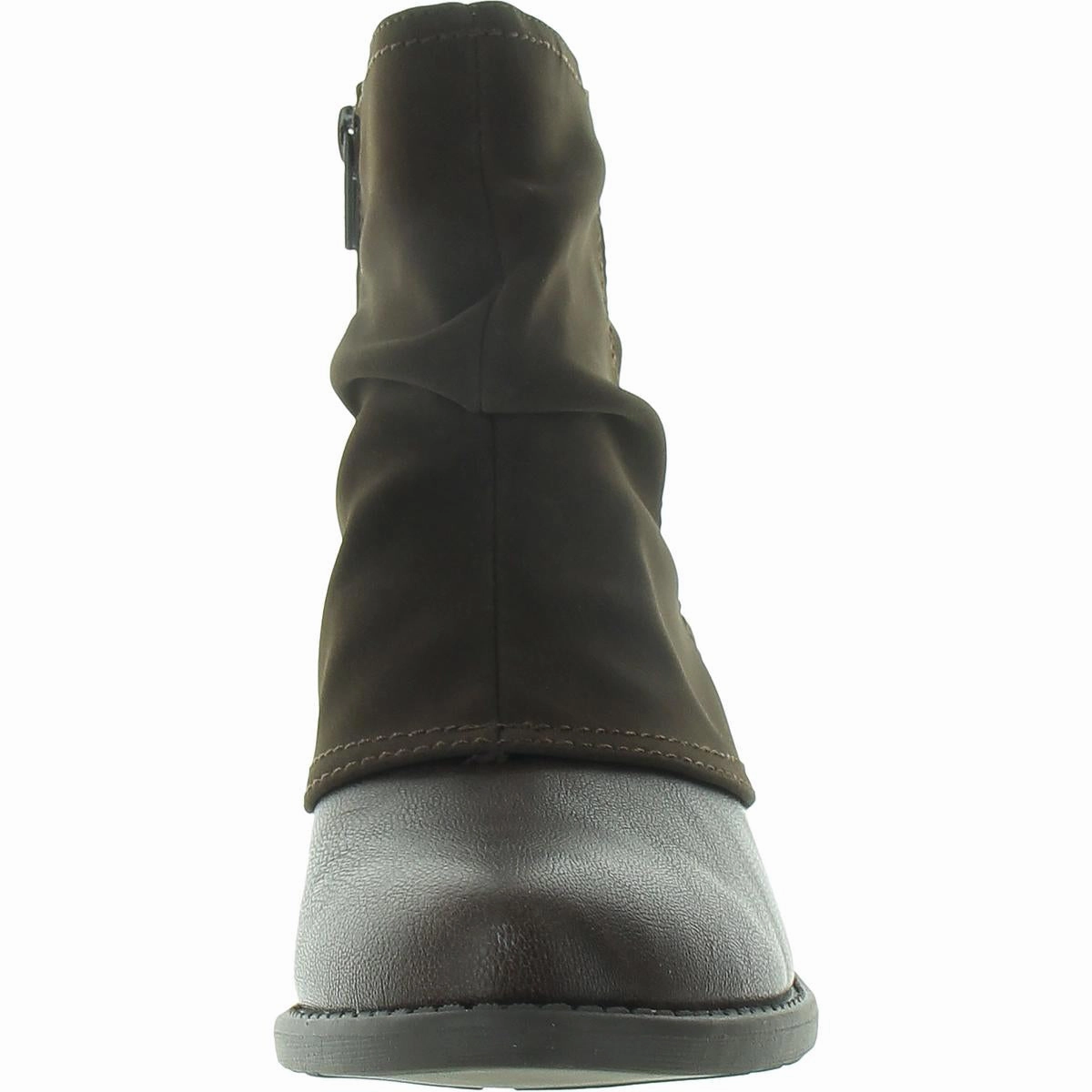 312856 Womens Two Tone Manmade Chukka Boots