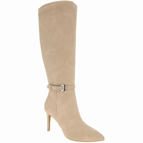 ABBIN Womens Zipper Manmade Knee-High Boots Sale on Womens Trendy Boots