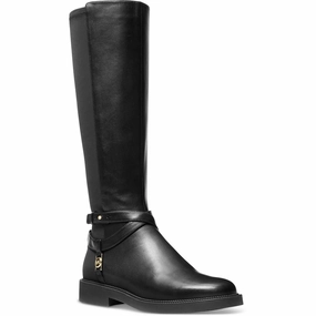 Abigail Womens Buckle Leather Knee-High Boots Comfortable Womens Boots low price