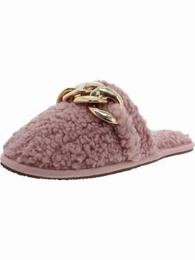 Ability Womens Faux Fur Slip On Slide Slippers Cozy Womens Slippers discount