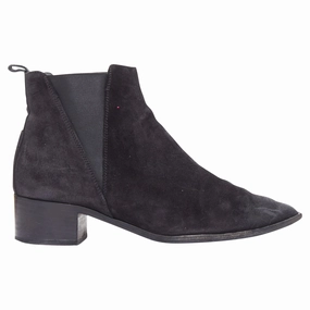 Acne Studios Jensen suede geometric gusset boots Promo on Womens Fashionable Boots