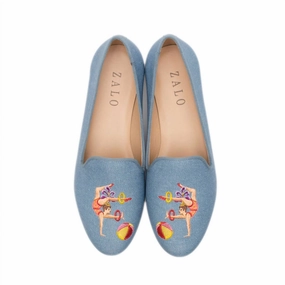 Acrobat Slipper In Denim Cozy Womens Slippers discount