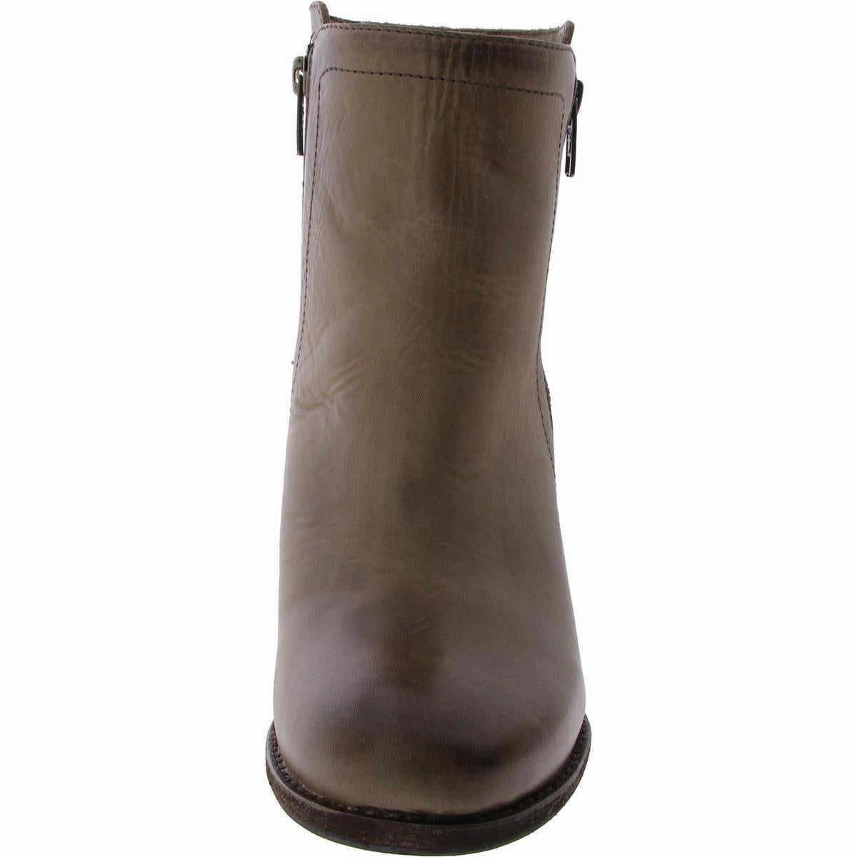 Addie Womens Leather Ankle Booties