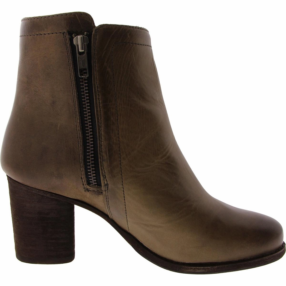 Addie Womens Leather Ankle Booties
