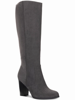Addyy Womens Microsuede Pull On Knee-High Boots Womens Dress Boots for less