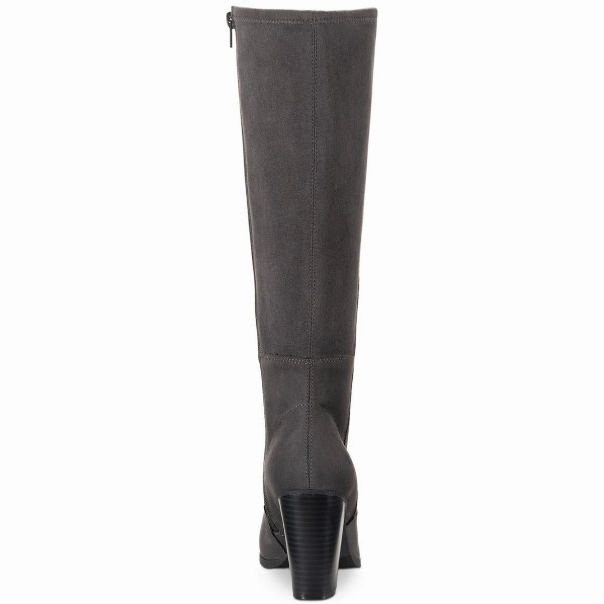 Addyy Womens Microsuede Pull On Knee-High Boots