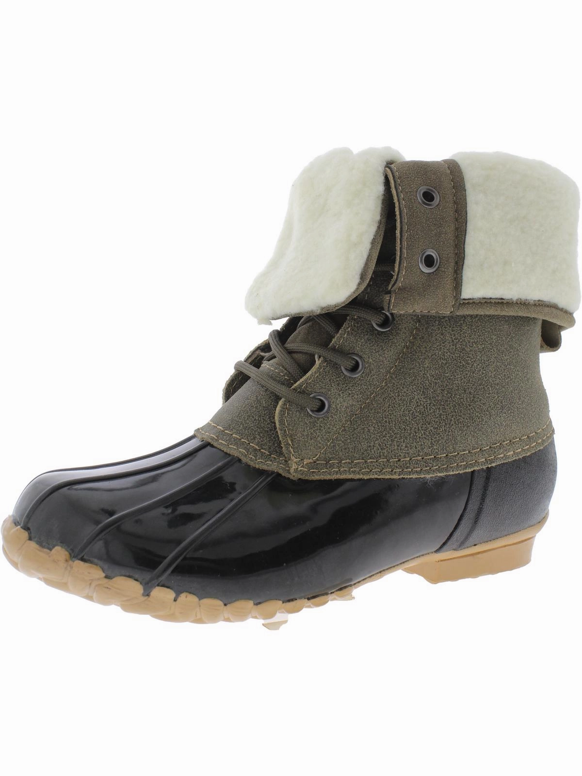 Adele Womens Leather Faux Fur Winter & Snow Boots Hot sale Womens Boots