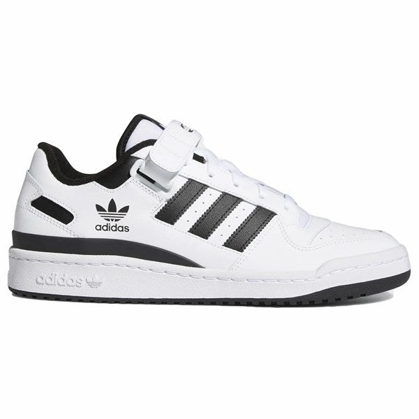 adidas Basketball Forum Low C Sneakers White / Core Black Kids Sneakers with Laces sale