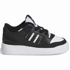 adidas Basketball Forum Low Sneakers Core Black / White Kids Sneakers with Laces sale