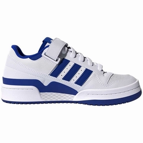 Adidas Forum Low Velcro Sneakers White Royal Blue Kids Velcro Sneakers discount