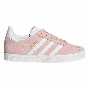 adidas Gazelle Sneakers Ice Pink/White Kids Sneakers with Laces sale