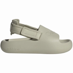 adidas Originals ADIFOM ADILETTE J Slides Putty Grey Water Sandals for Kids discount