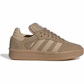 adidas Originals Cardboard Magic Beige Gum3 Samba Xlg J Sneakers Kids Sneakers with Laces sale