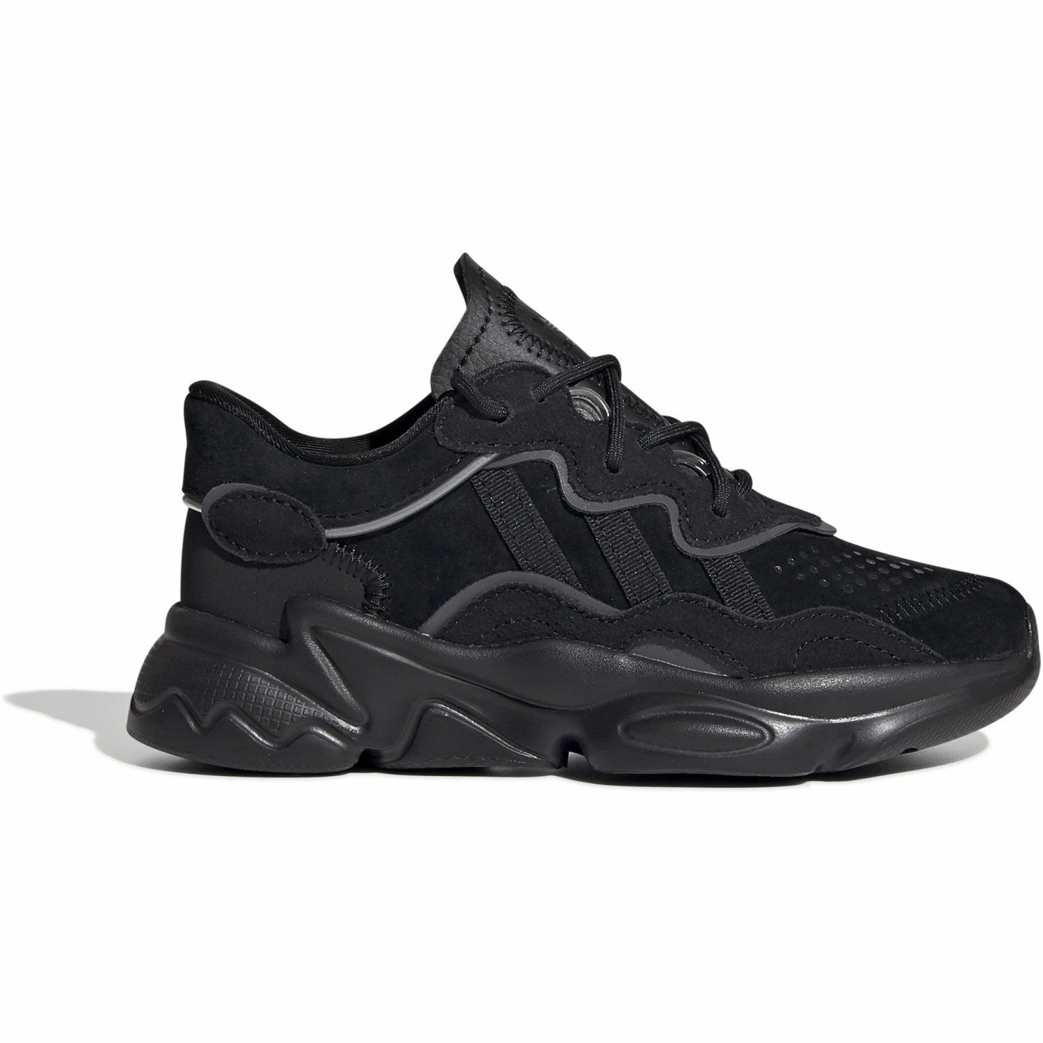 adidas Originals Cblack/Cblack/Ngtmet Ozweego C Sneakers Kids Sneakers with Laces sale
