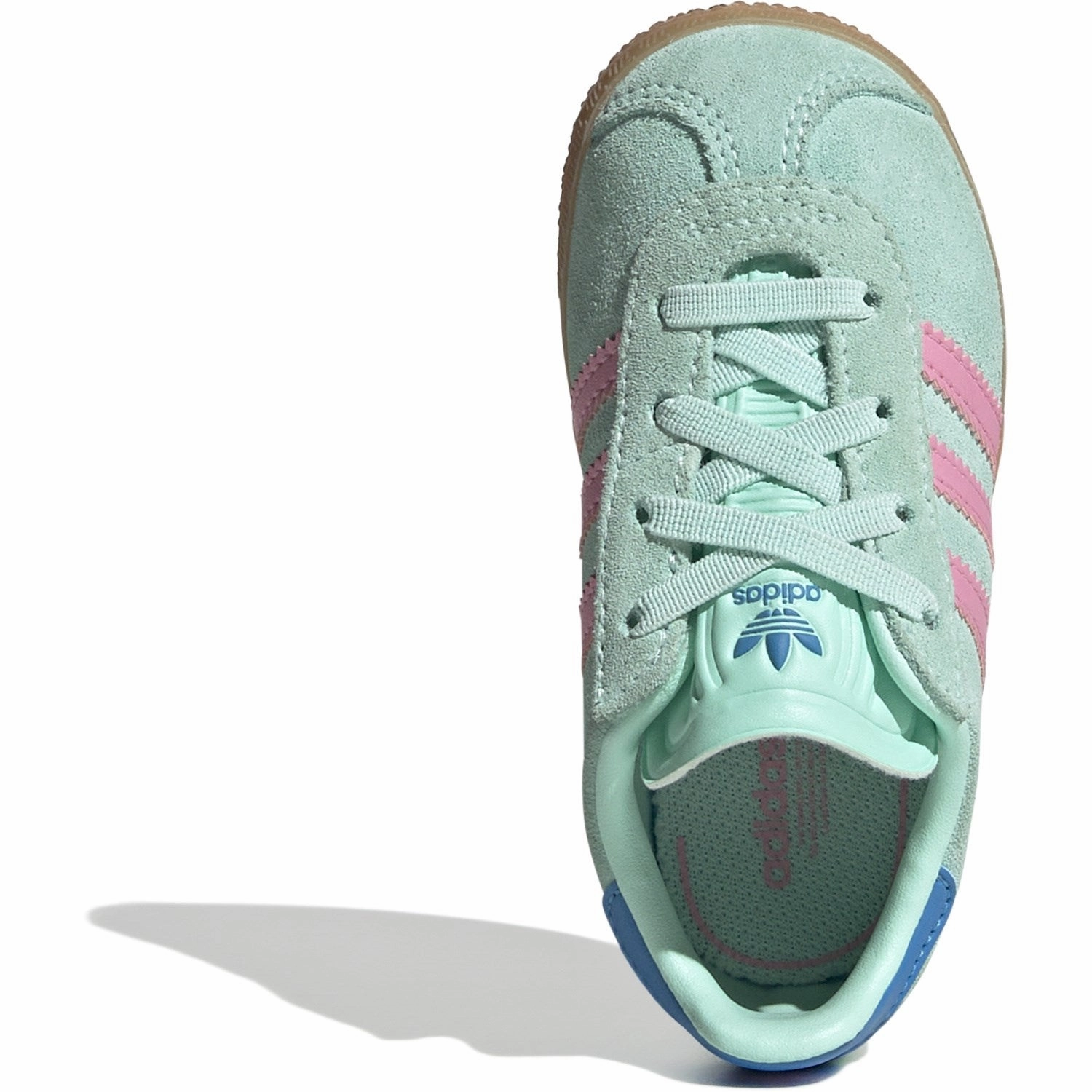adidas Originals Clear Mint/Bliss Pink/Bright Blue Gazelle Cf El I Sneakers