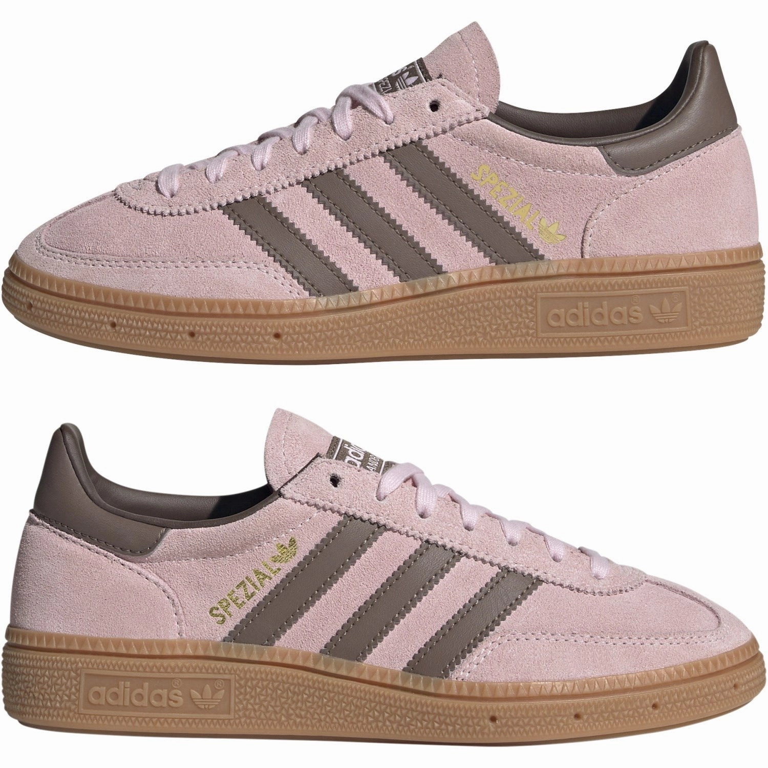 adidas Originals Clear Pink/Earth Strata/Gum 3 Handball Spezial J Sneakers