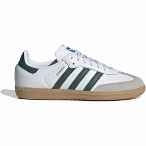 adidas Originals Cloud White/Collegiate Green/Gum Samba Og J Sneakers Kids Sneakers with Laces sale