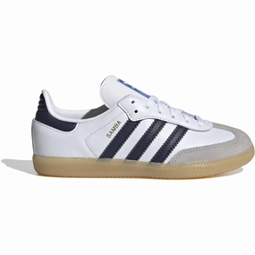 adidas Originals Cloud White/Collenavy/Gum3 Samba Og C Sneakers Kids Sneakers with Laces sale