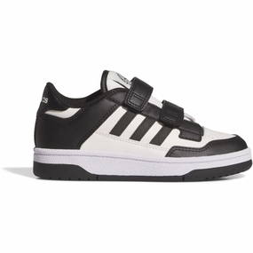 adidas Originals Core Black/Cloud White/Ftwr White Rapid Court Cf C Sneakers Kids Velcro Sneakers discount