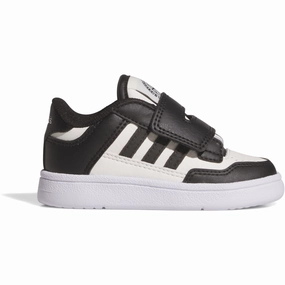 adidas Originals Core Black/Cloud White/Ftwr White Rapid Court Cf I Sneakers Kids Velcro Sneakers discount
