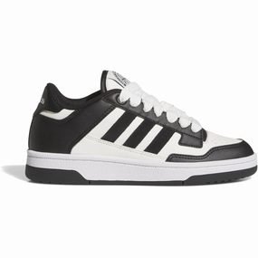 adidas Originals Core Black/Cloud White/Ftwr White Rapid Court Low J Sneakers Kids Sneakers with Laces sale