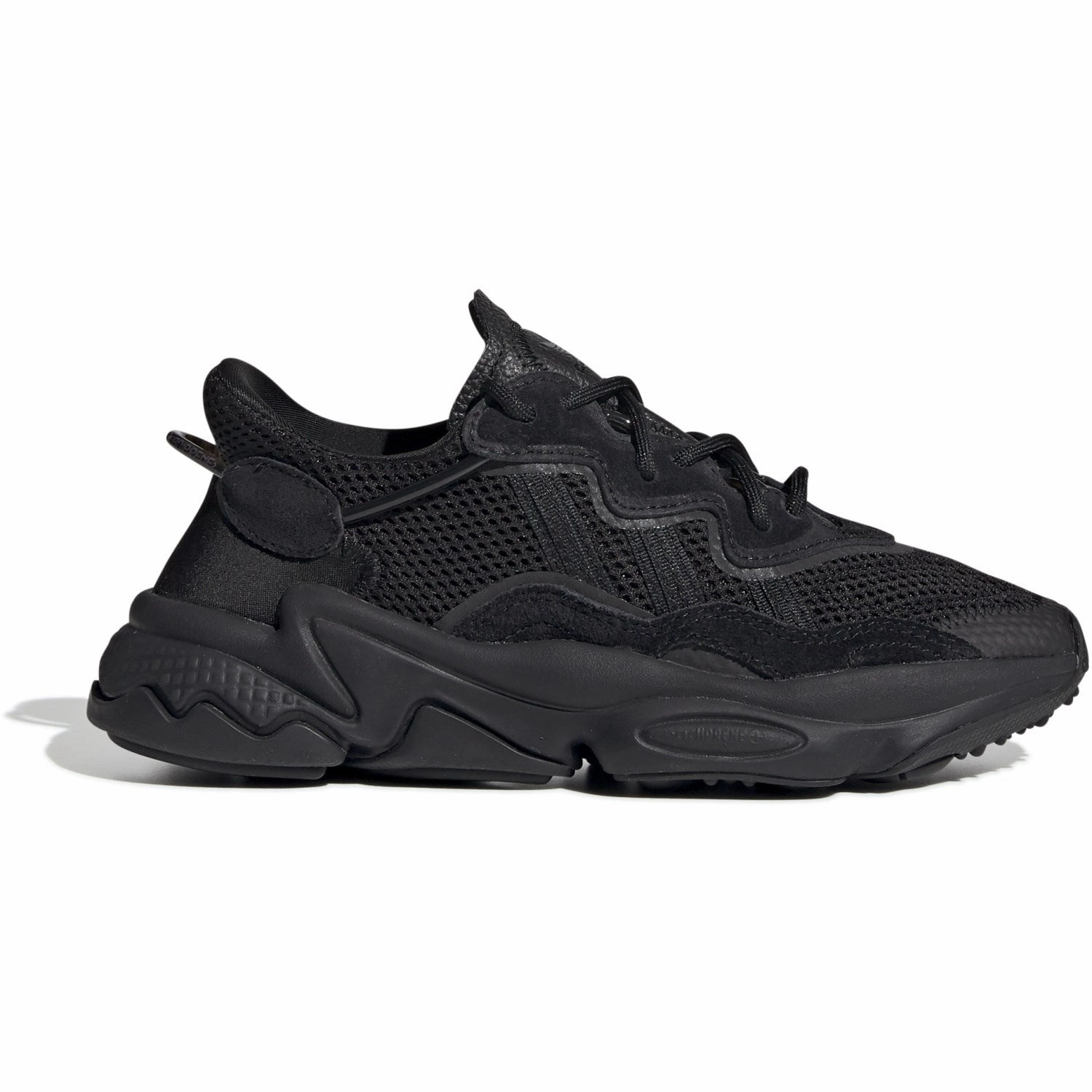 adidas Originals Core Black/Core Black/Trace Grey Met Ozweego J Sneakers Kids Sneakers with Laces sale