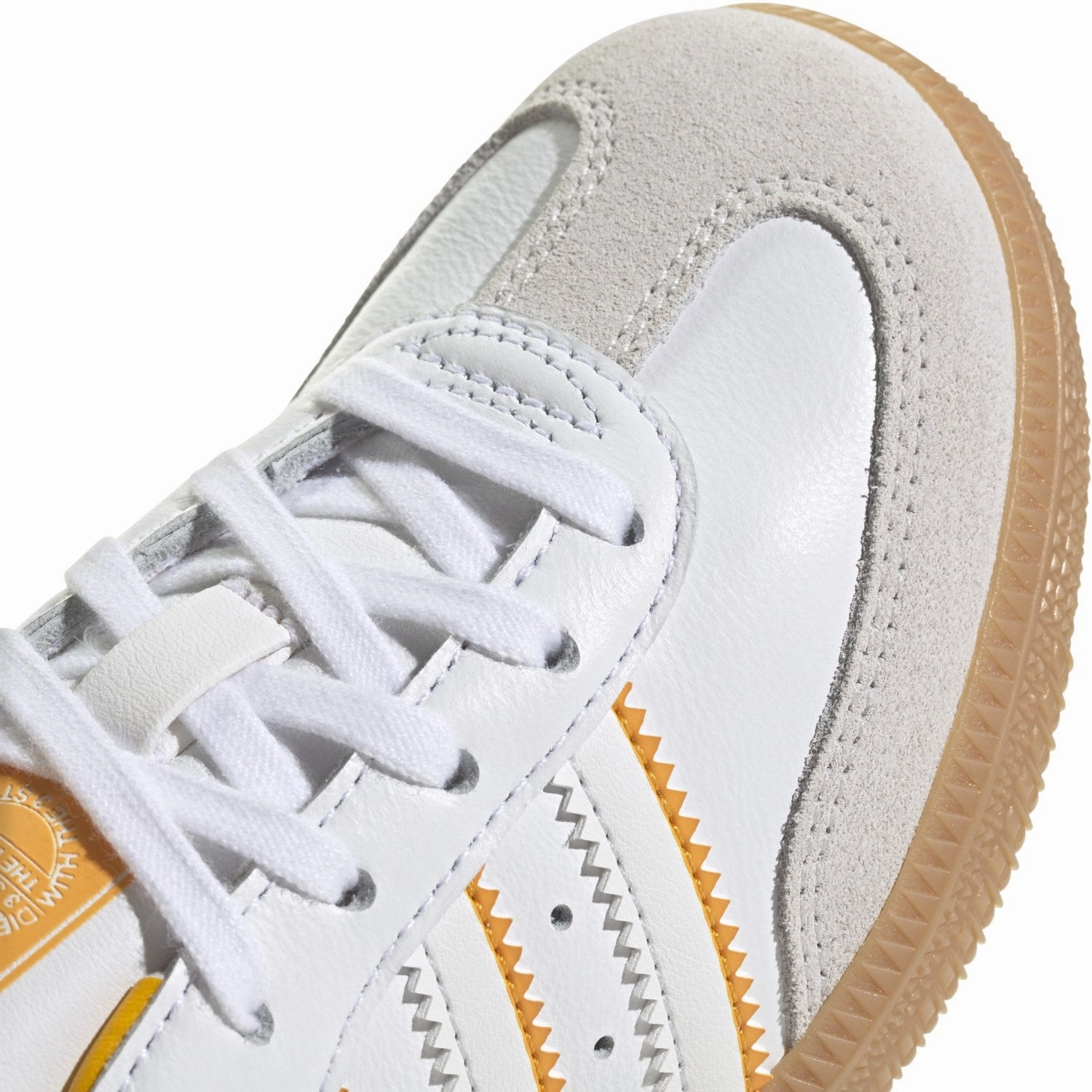 adidas Originals Crystal White/Cloud White/Crew Yellow Samba Og C Sneakers