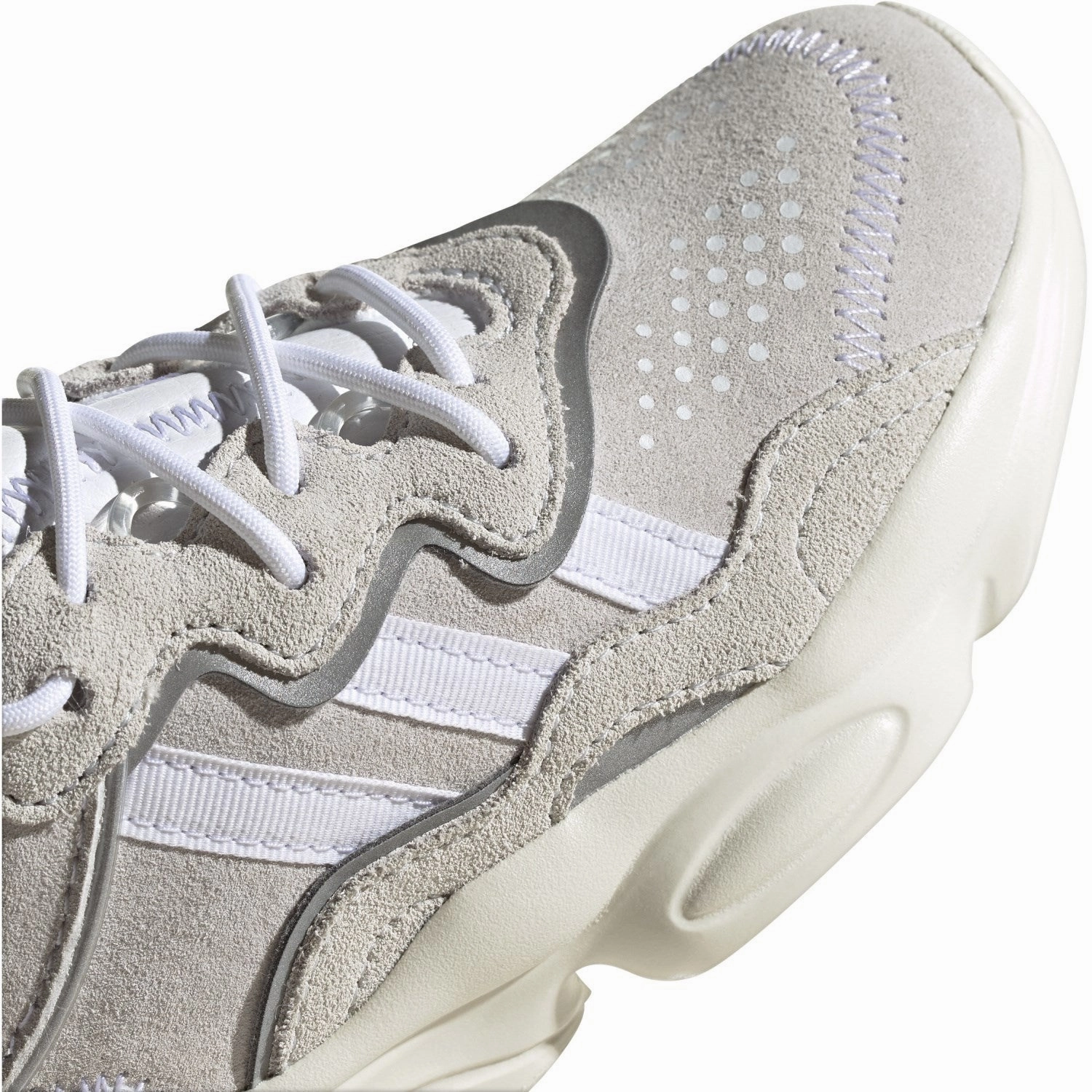 adidas Originals Crystal White/Cloud White/Off White Ozweego C Sneakers