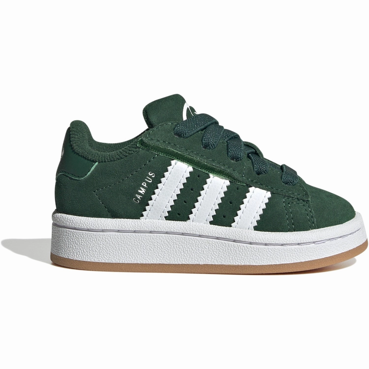 adidas Originals Dark Green / Cloud White / Gum Campus 00S Cf El I Sneakers Kids Sneakers with Laces sale