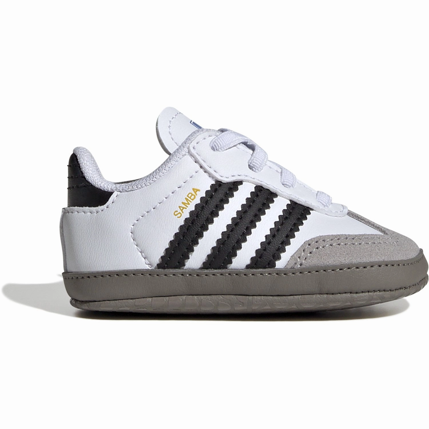 adidas Originals Ftwr White/Core Black/Clear Granite Samba Crib Sneakers Kids Sneakers with Laces sale
