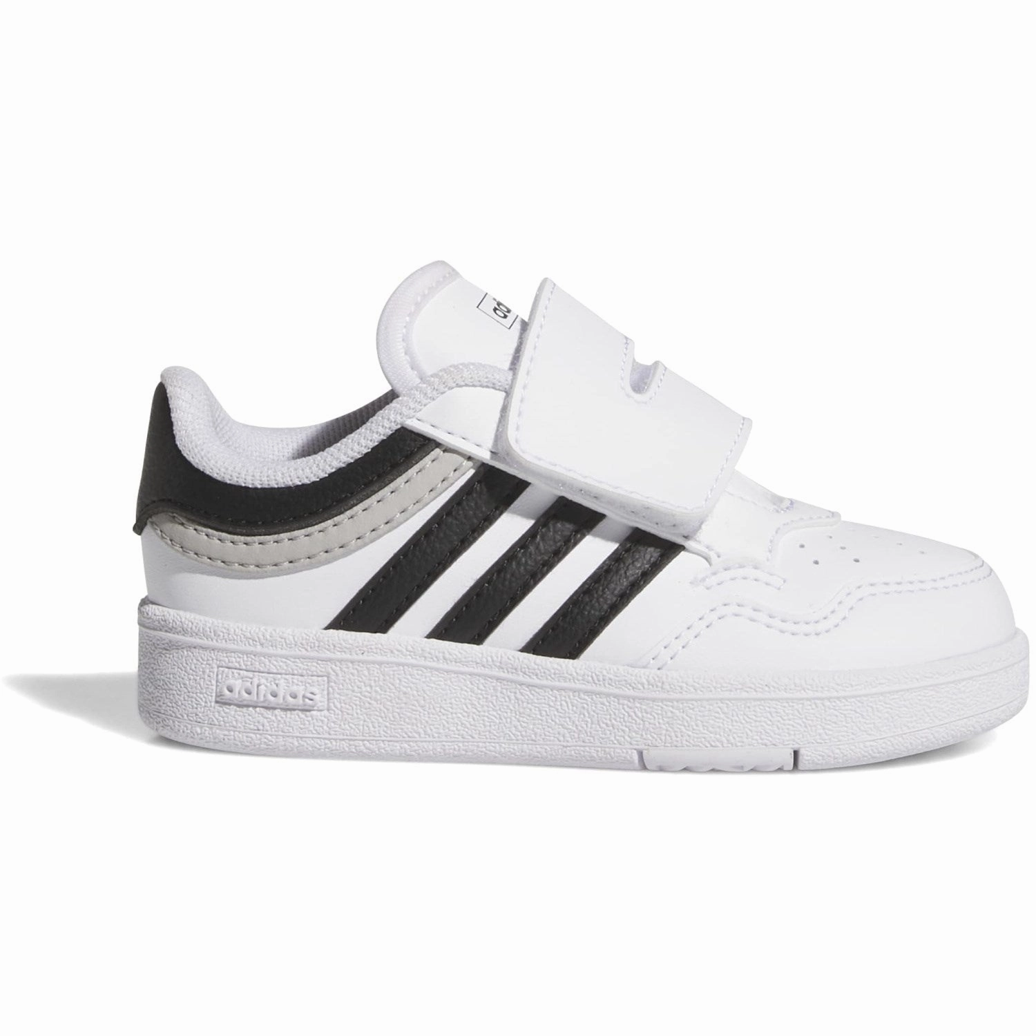 adidas Originals Ftwr White/Core Black/Grey Two Hoops 4.0 Cf I Sneakers Kids Velcro Sneakers discount