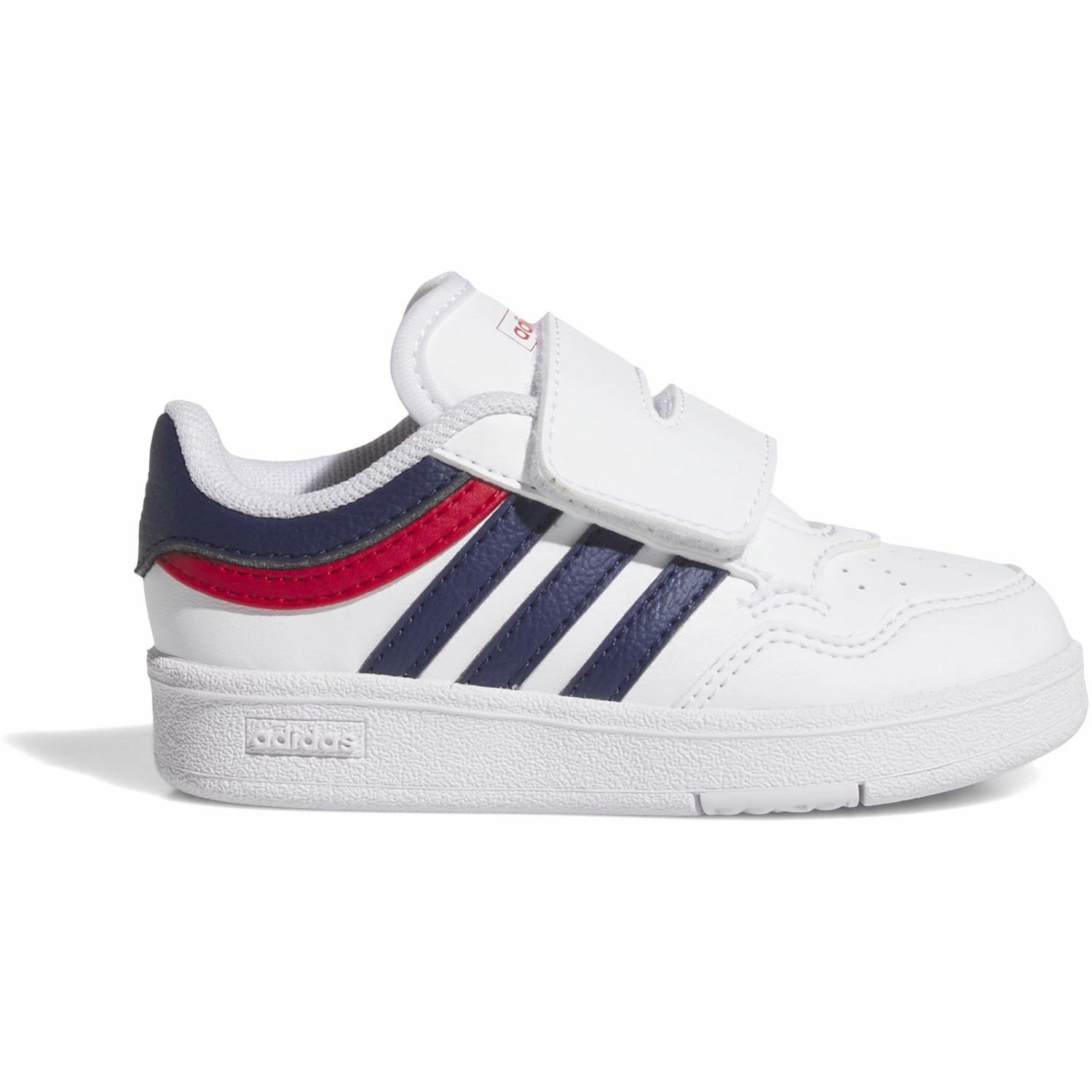 adidas Originals Ftwr White/Dark Blue/Better Scarlet Hoops 4.0 Cf I Sneakers Kids Velcro Sneakers discount