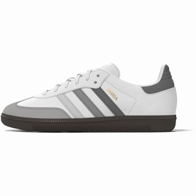 adidas Originals Ftwr White/Grey One/Grey Three Samba Og C Sneakers Kids Sneakers with Laces sale