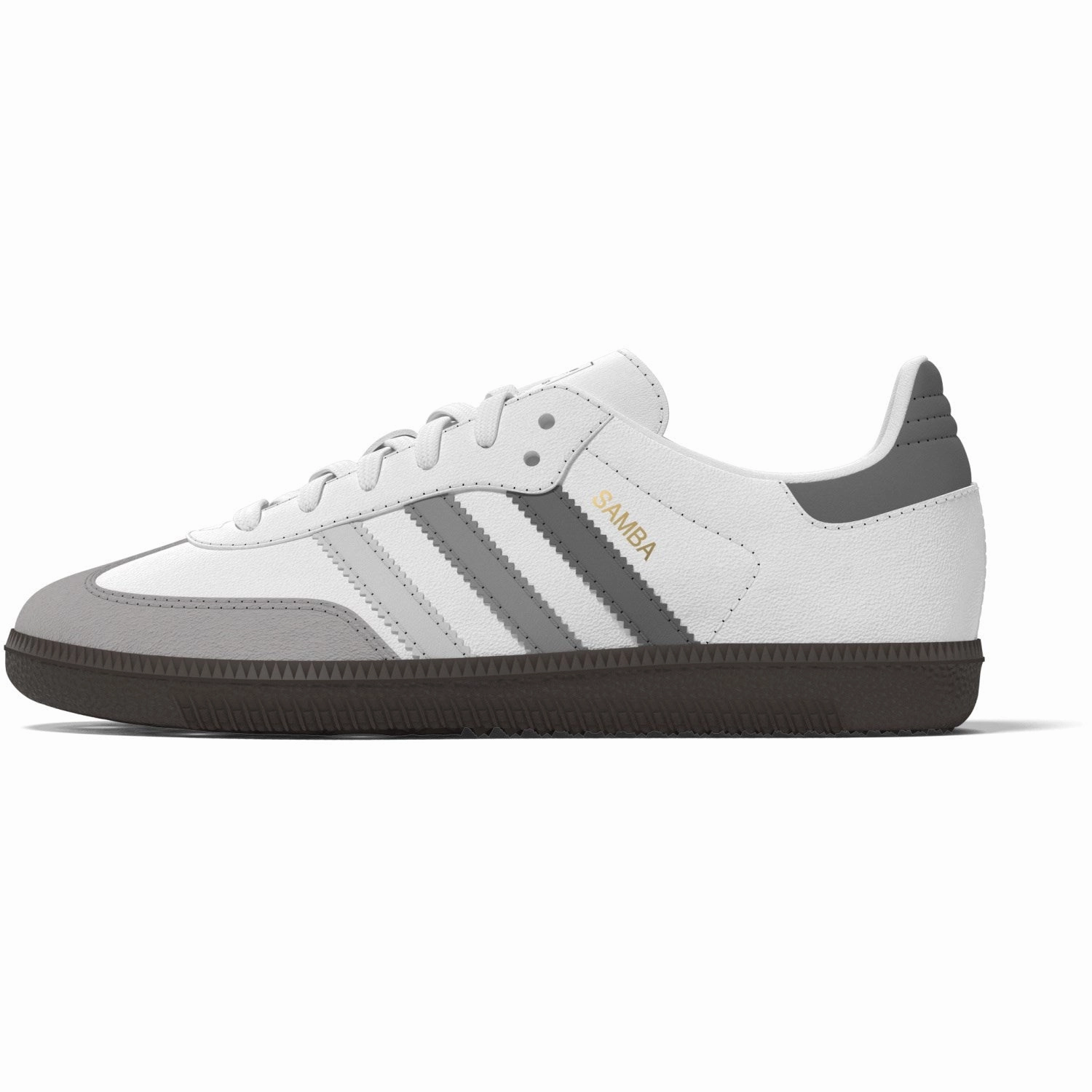 adidas Originals Ftwr White/Grey One/Grey Three Samba Og C Sneakers Kids Sneakers with Laces sale