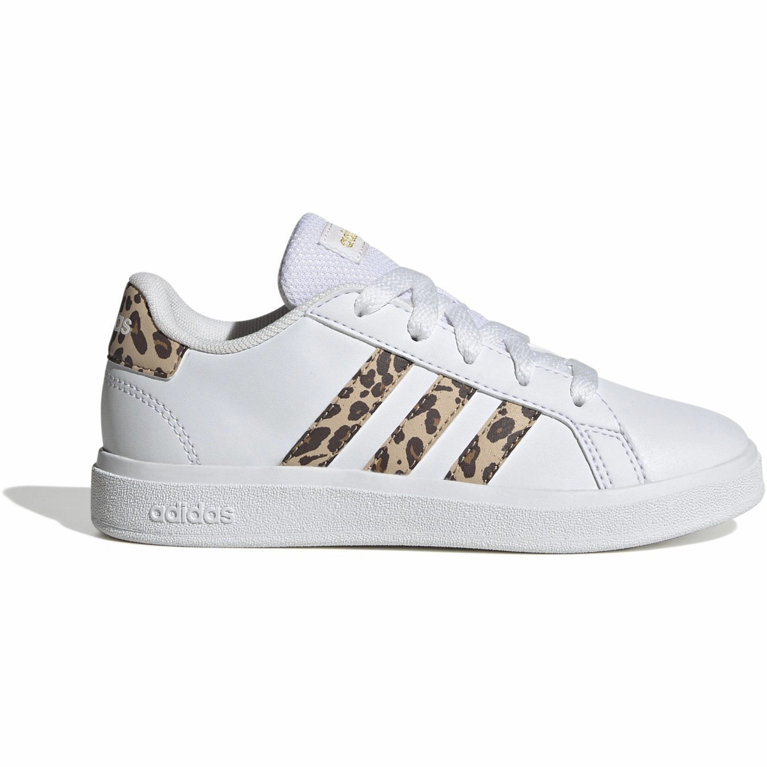 adidas Originals Ftwr White/Magic Beige/Matte Gold Grand Court 2.0 K Sneakers Kids Sneakers with Laces sale
