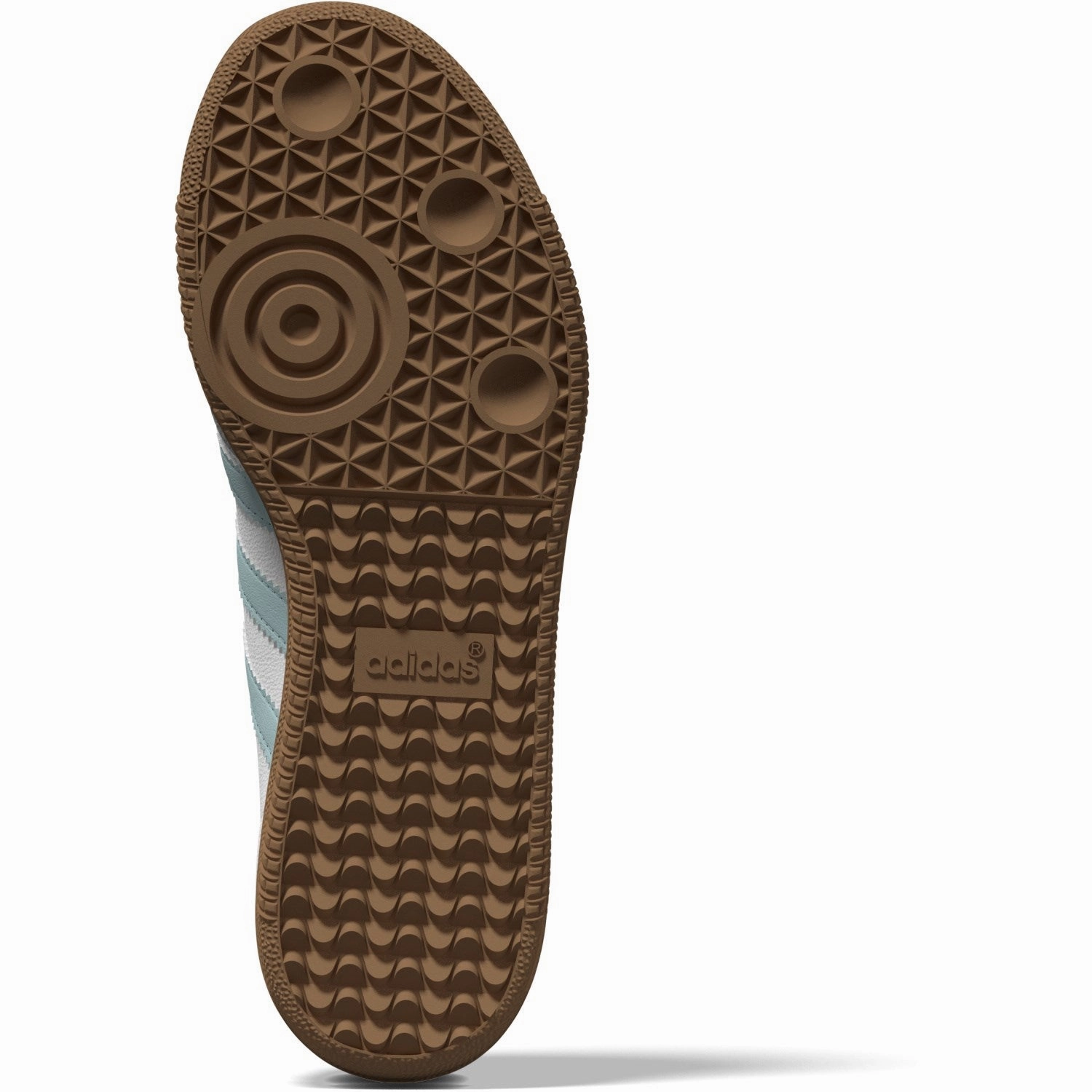 adidas Originals Ftwr White/Semi Flash Aqua/Gum 3 Samba Og J Sneakers