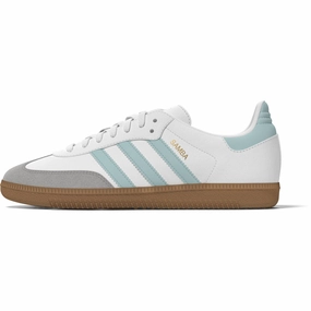 adidas Originals Ftwr White/Semi Flash Aqua/Gum 3 Samba Og J Sneakers Kids Sneakers with Laces sale
