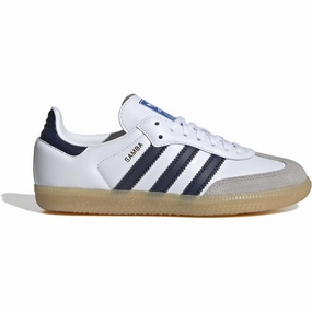 adidas Originals Ftwwht/Conavy/Gum3 Samba Og J Sneakers Kids Sneakers with Laces sale