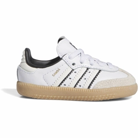 adidas Originals Ftwwht/Owhite/Cblack Samba Og El I Sneakers Kids Sneakers with Laces sale
