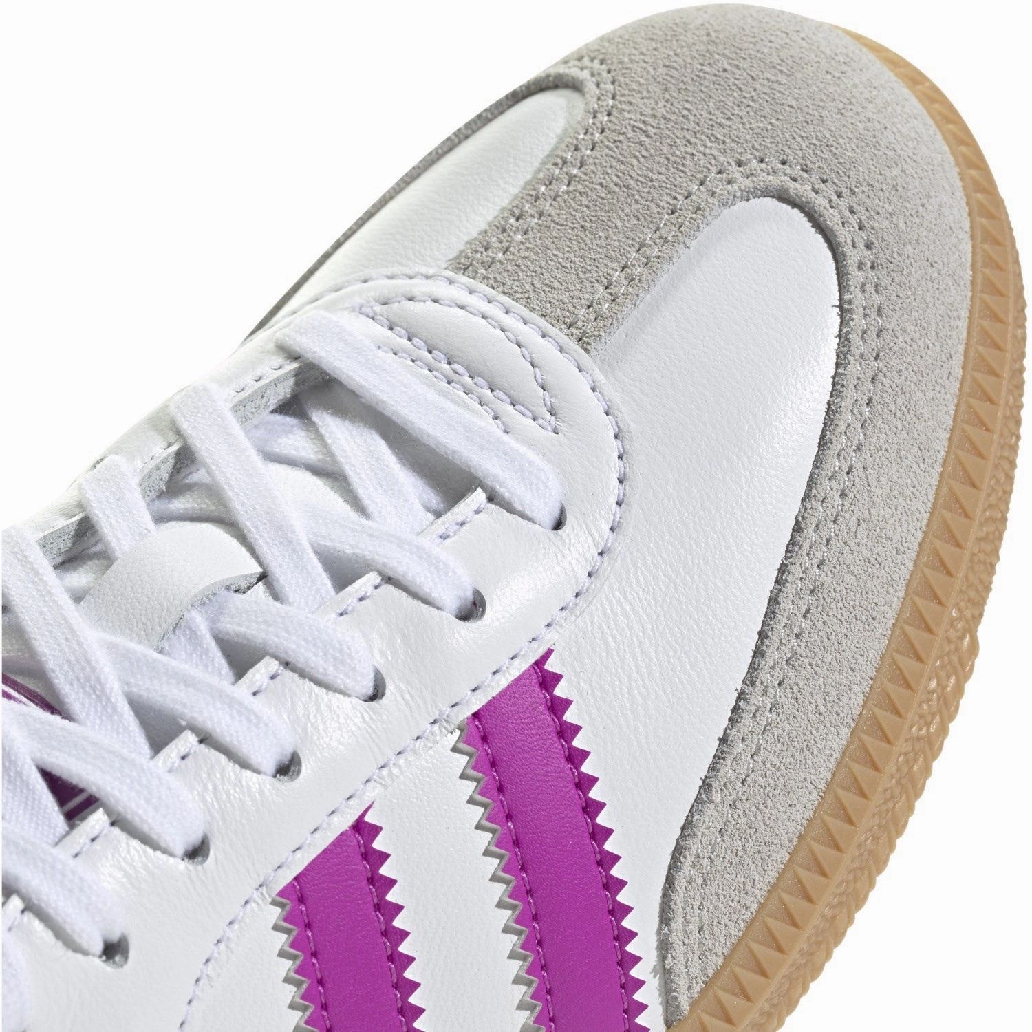adidas Originals Ftwwht/Purbur/Gum3 Samba Og J Sneakers