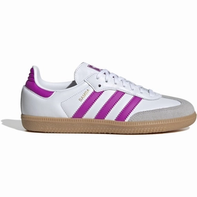 adidas Originals Ftwwht/Purbur/Gum3 Samba Og J Sneakers Kids Sneakers with Laces sale