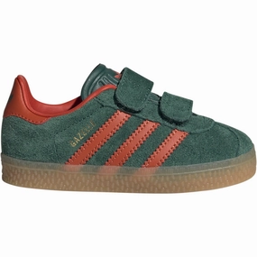 adidas Originals GAZELLE CF I Sneakers Collegiate Green / Preloved Red / Gum Kids Velcro Sneakers discount