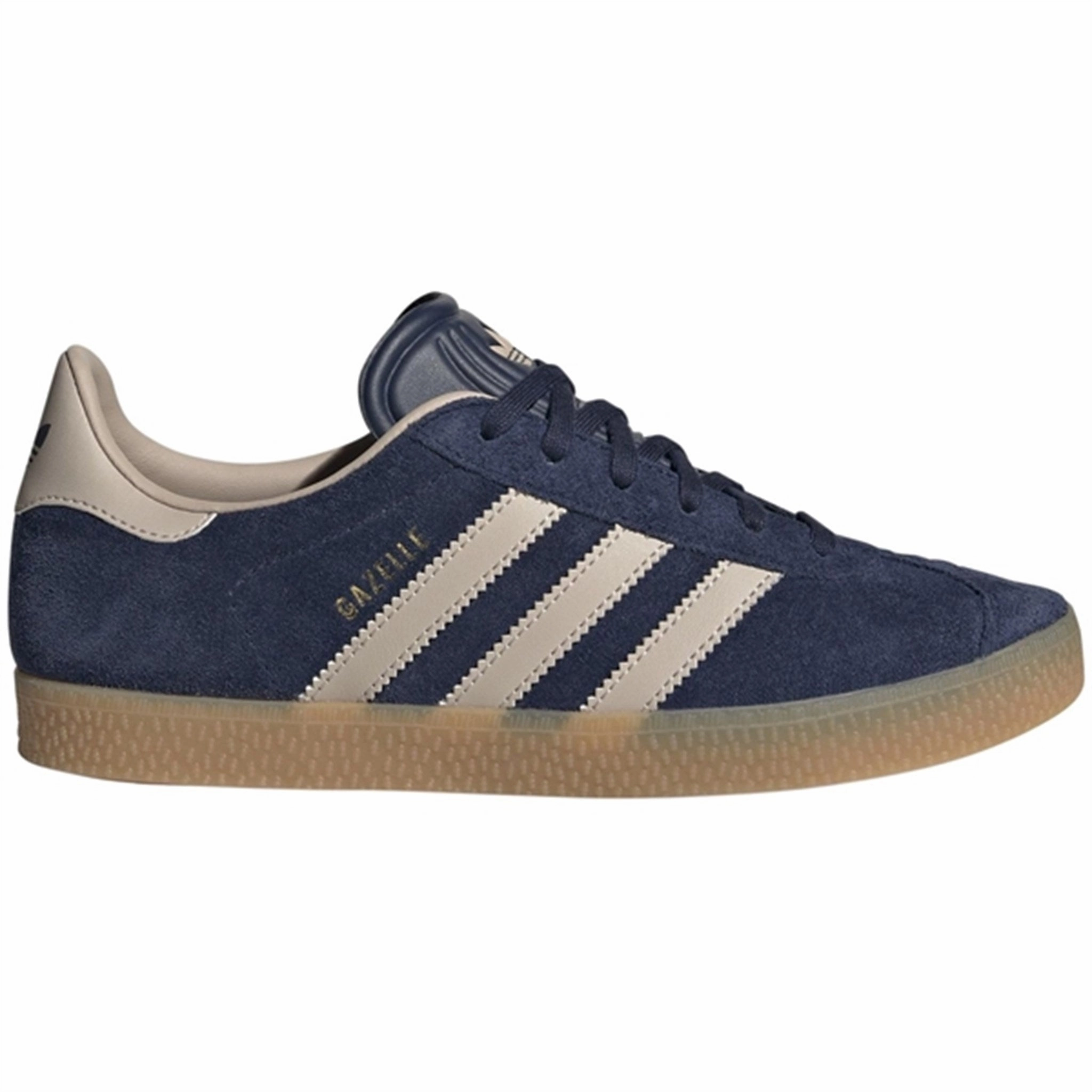 adidas Originals GAZELLE J Sneakers Night Indigo / Wonder Taupe / Gum Kids Sneakers with Laces sale