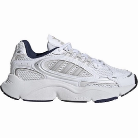 adidas Originals OZMILLEN J Sneakers Cloud White / Grey One / Bright Blue Kids Sneakers with Laces sale