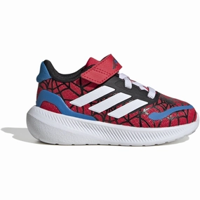adidas Originals Pure Ruby/Ftwr White/Bright Blue Runfalcon Spider-Man El I Sneakers Kids Velcro Sneakers discount