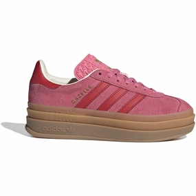 adidas Originals Rose Tone/Better Scarlet/Cream White Gazelle Bold J Sneakers Kids Sneakers with Laces sale
