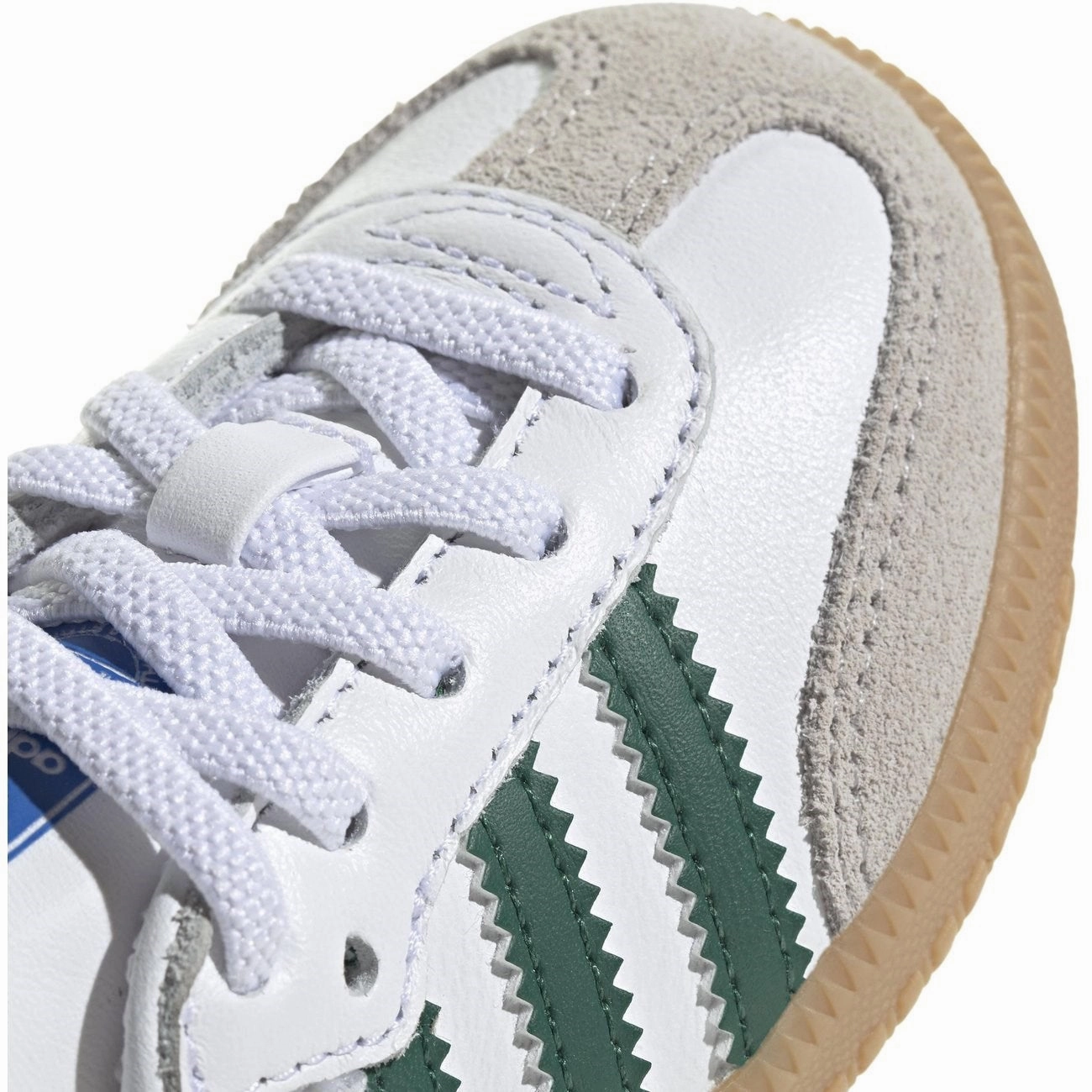 adidas Originals SAMBA OG EL I Sneakers Cloud White / Collegiate Green / Gum