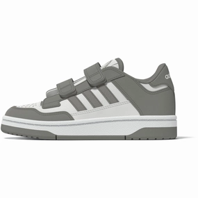 adidas Originals Silver Pebble/Cloud White/Ftwr White Rapid Court Cf C Sneakers Kids Velcro Sneakers discount